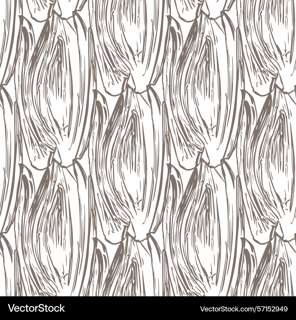 Seamless pattern with a simple abstract drawing Vector Image
