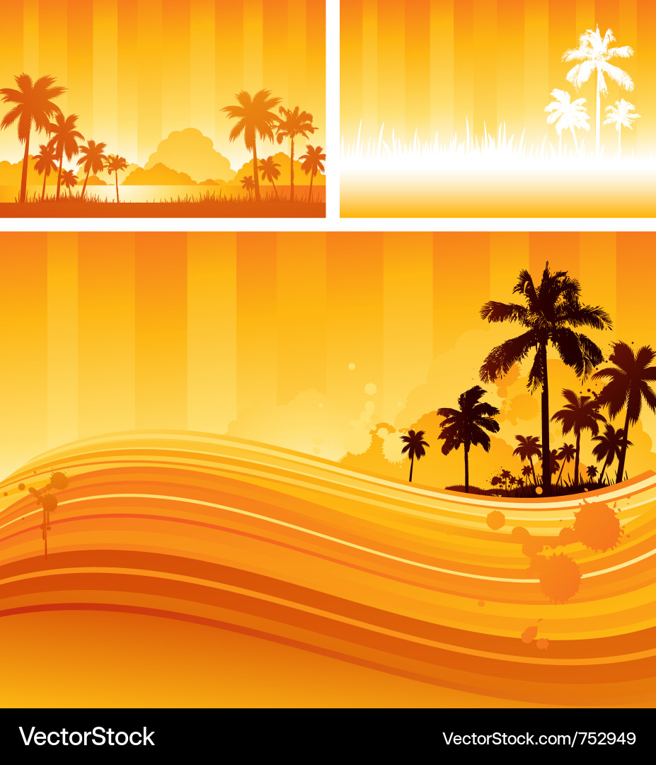 Tropical background Royalty Free Vector Image - VectorStock