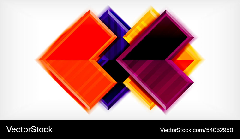Arrow symbols created with 3d effects and line Arrow symbols created with 3d effects and line vector image