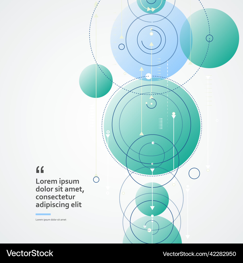 Circles abstract design connect background Circles abstract design connect background vector image