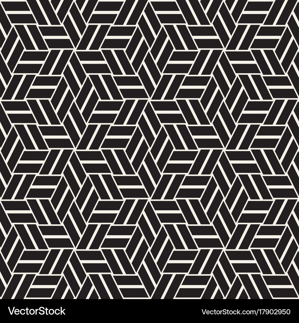 Cubic grid tiling endless stylish texture vector image