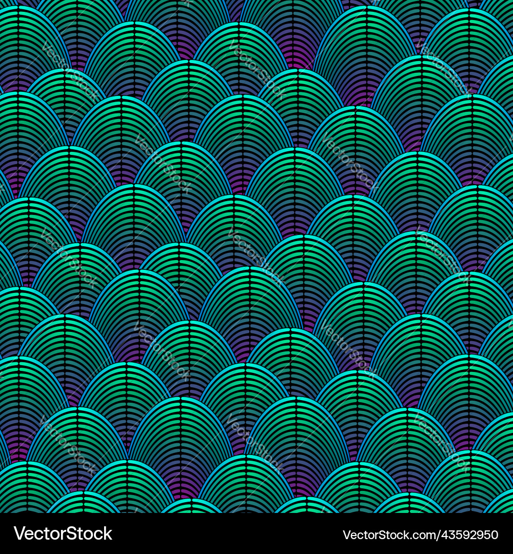Feather styled background with curved lines Feather styled background with curved lines vector image