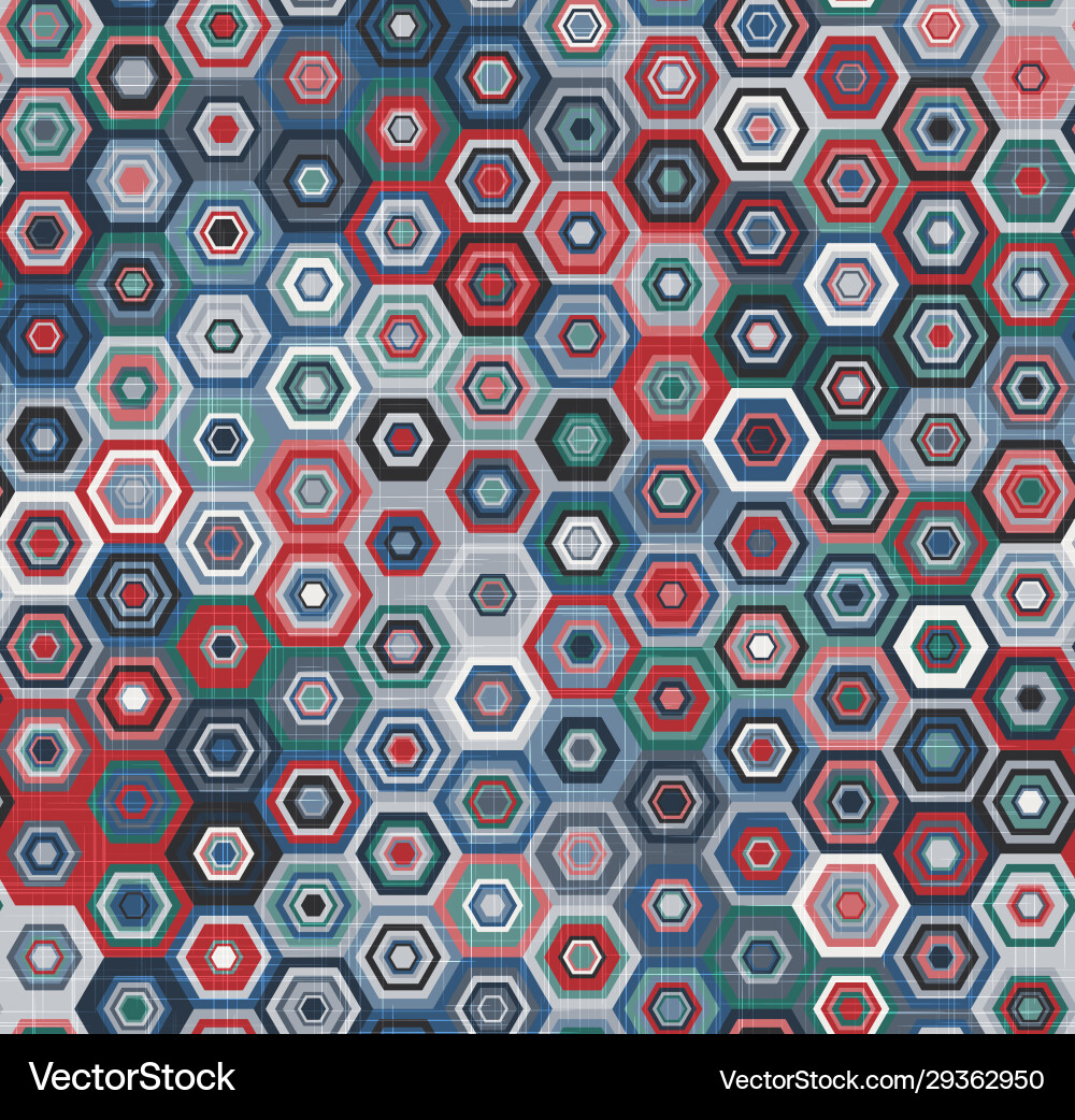 Intricate ornate tiling geo trend seamless pattern Intricate ornate tiling geo trend seamless pattern Vector Image