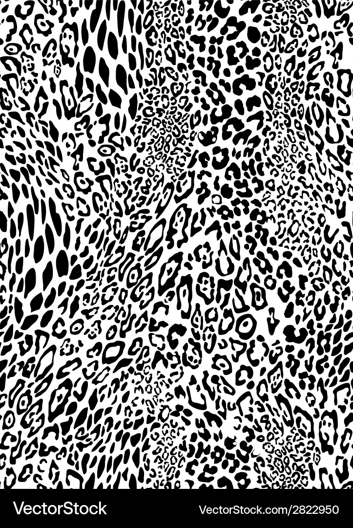 Leopard Seamless Pattern vector image