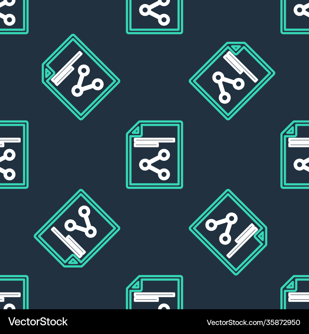 Line share file icon isolated seamless pattern Line share file icon isolated seamless pattern vector image