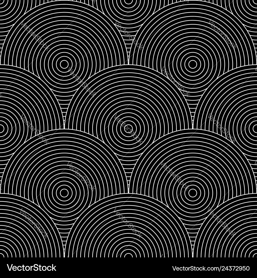 Scales Circle Pattern vector image