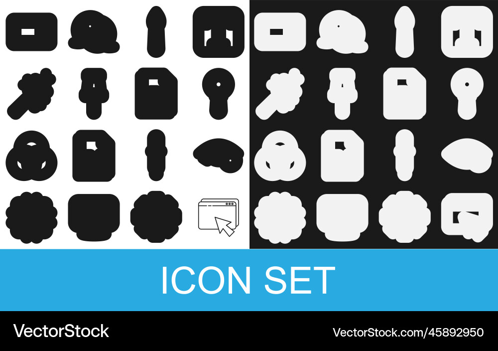 Set line web design and development red eye Set line web design and development red eye vector image