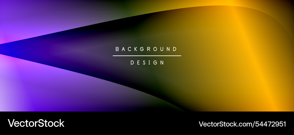 Bright rainbow style color gradient with curve Bright rainbow style color gradient with curve Vector Image