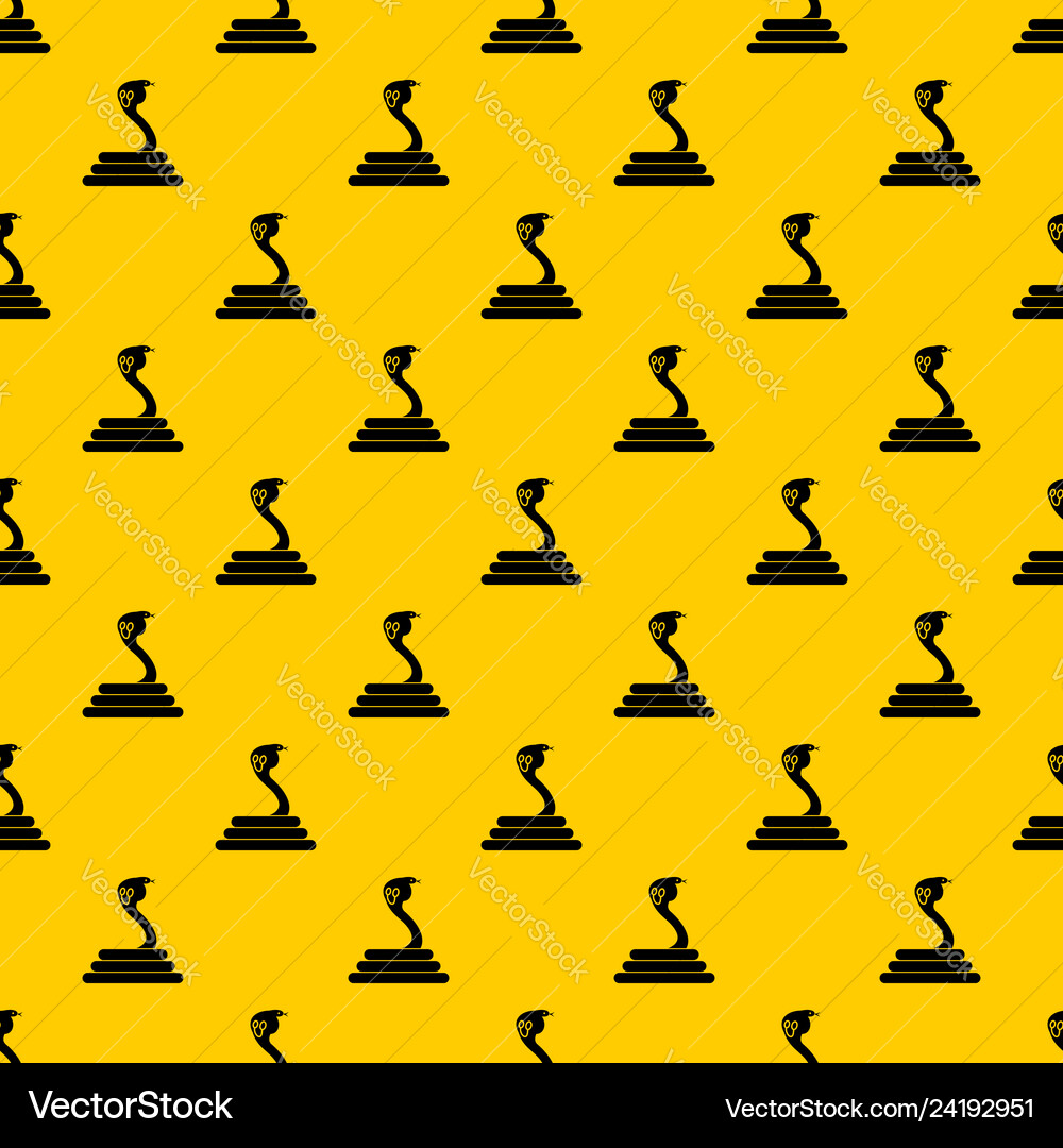 Cobra pattern vector image