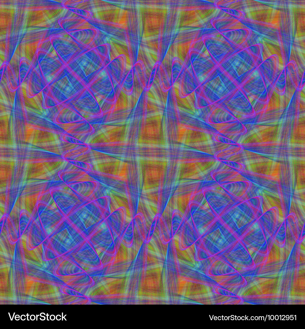 Fractal design pattern background vector image