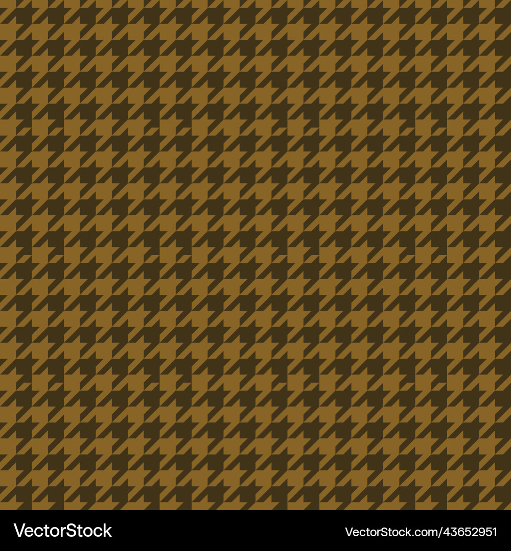 Houndstooth seamless pattern in luxury color Vector Image