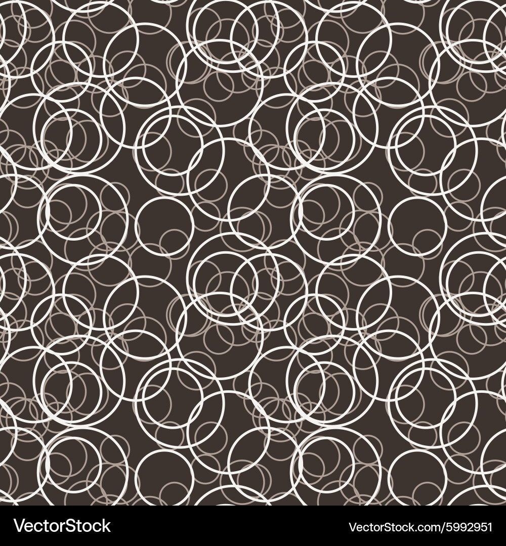 Seamless pattern of randomly circles Vector Image