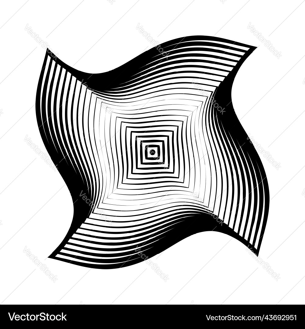 Twisting motion design element Twisting motion design element Vector Image