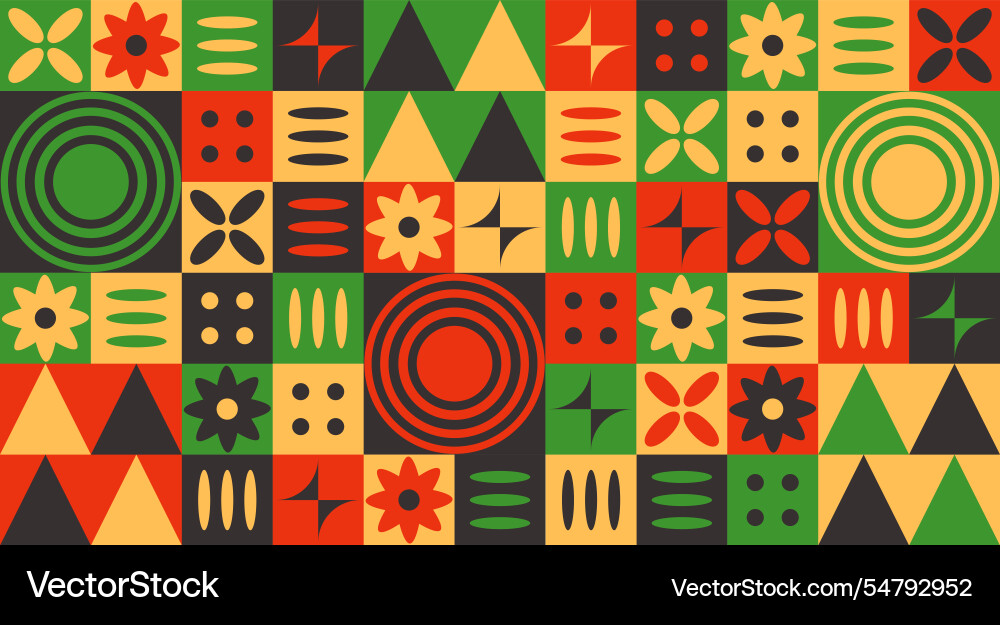 Abstract geometric pattern with bold shapes Abstract geometric pattern with bold shapes vector image
