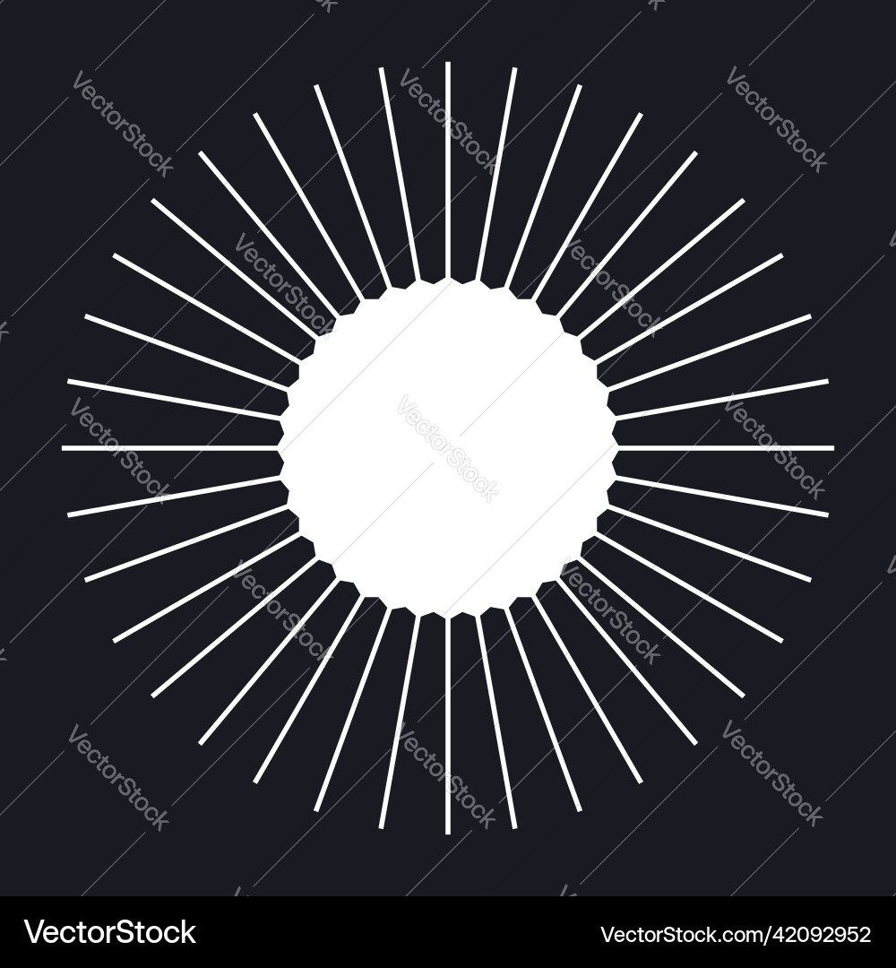 Geometric abstract circle element design Geometric abstract circle element design vector image