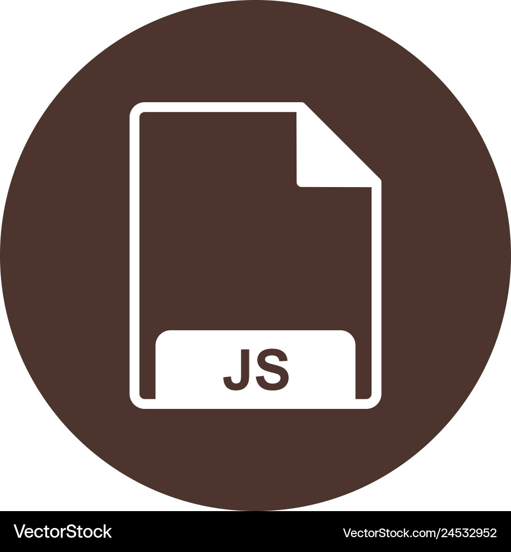 Js icon vector image