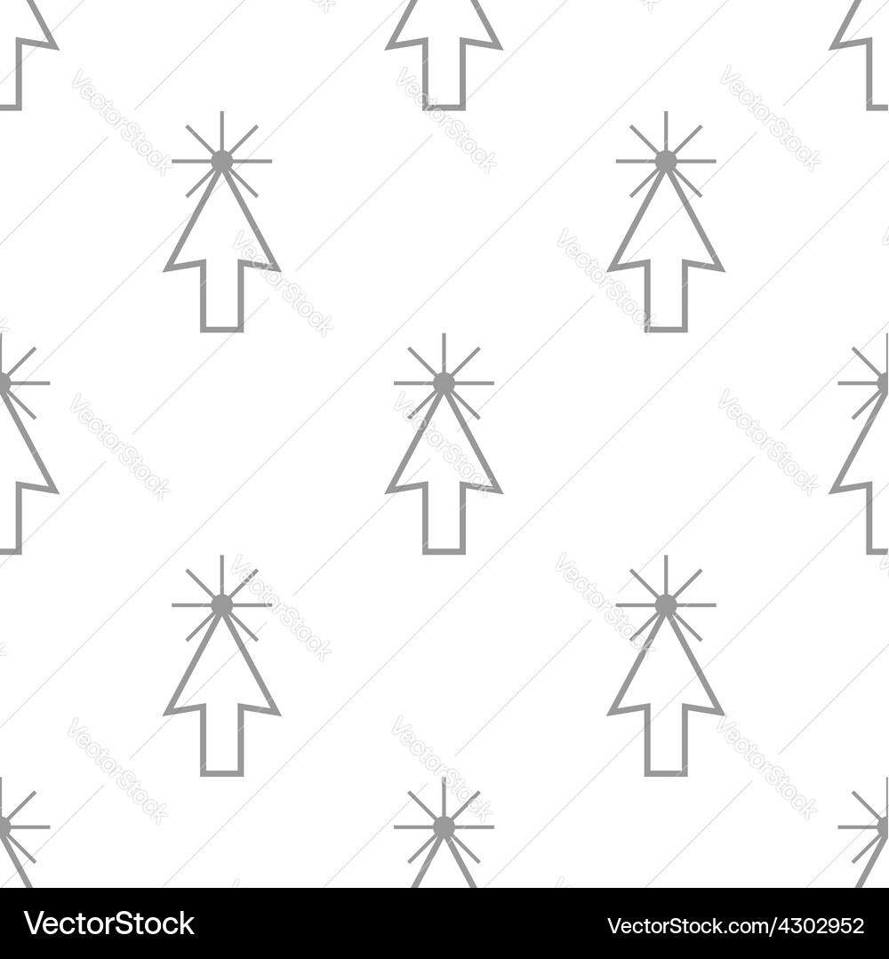 New click seamless pattern vector image