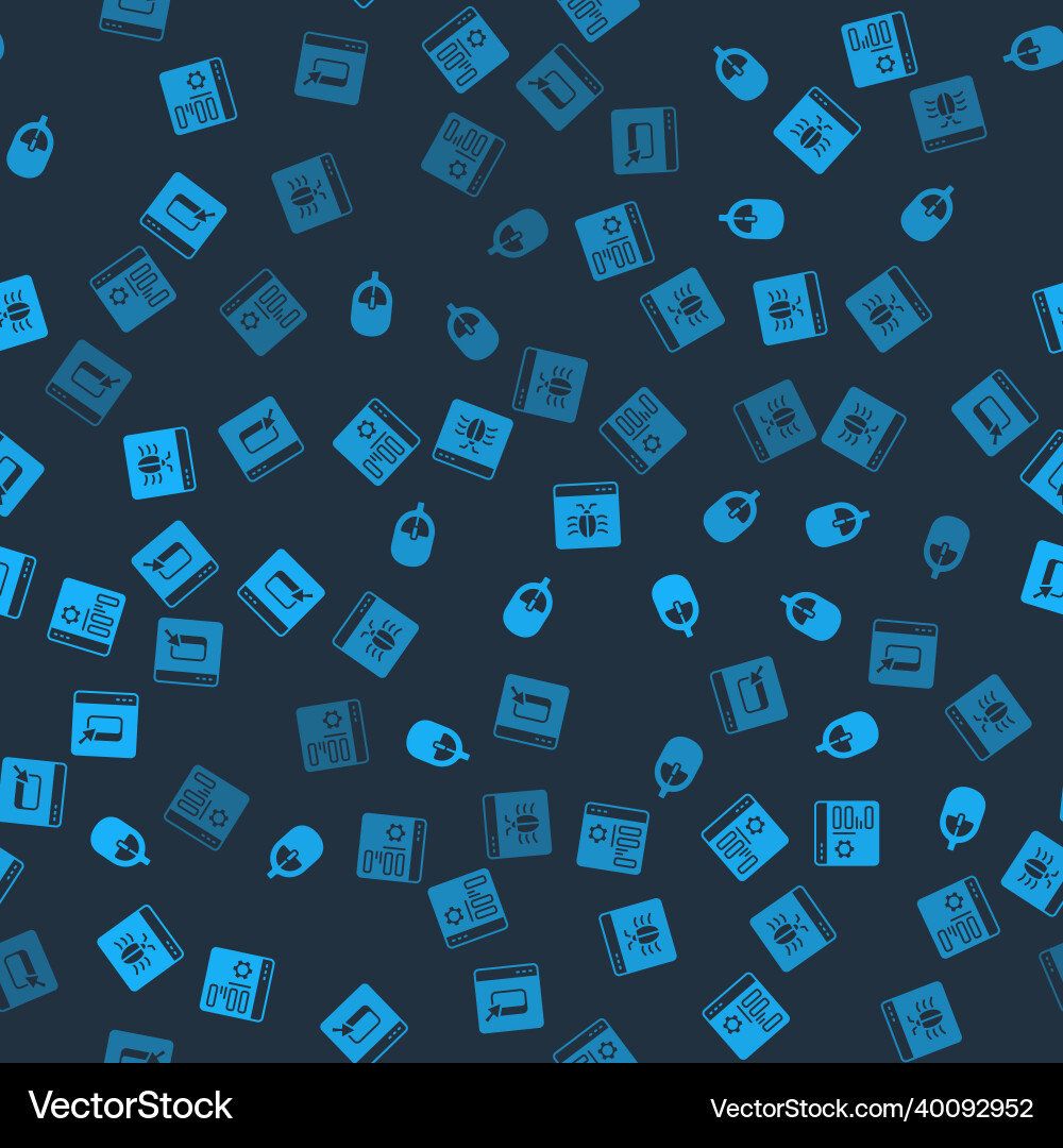 Set browser setting computer mouse system bug Set browser setting computer mouse system bug vector image