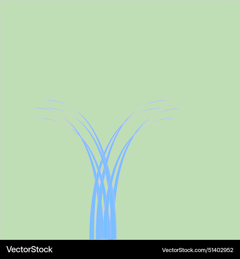 Tree shape background design 2 vector image
