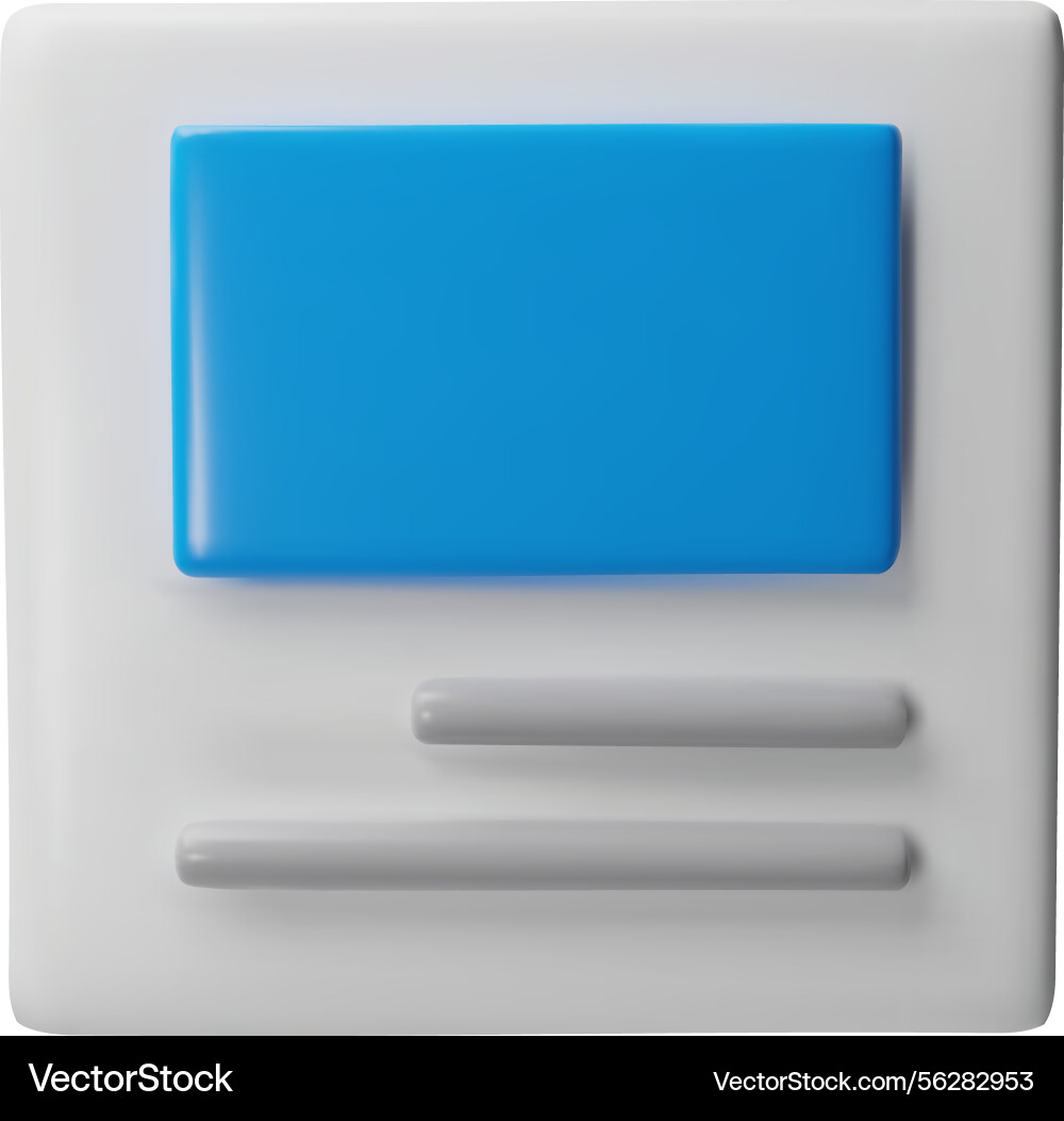3d ui ux user software interface design 3d ui ux user software interface design vektorbild