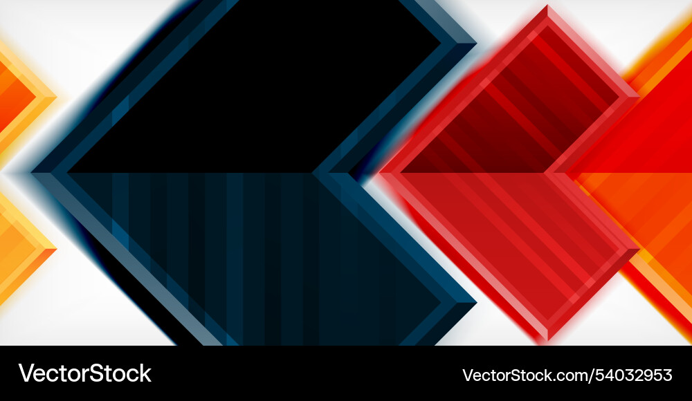 Arrow symbols created with 3d effects and line Arrow symbols created with 3d effects and line vector image