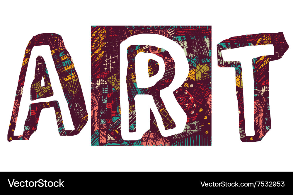 Art abstract background color seamless pattern vector image