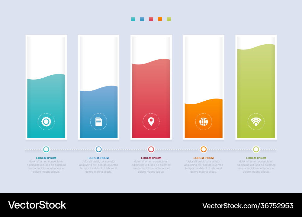 Bar chart graph diagram statistical business vector image