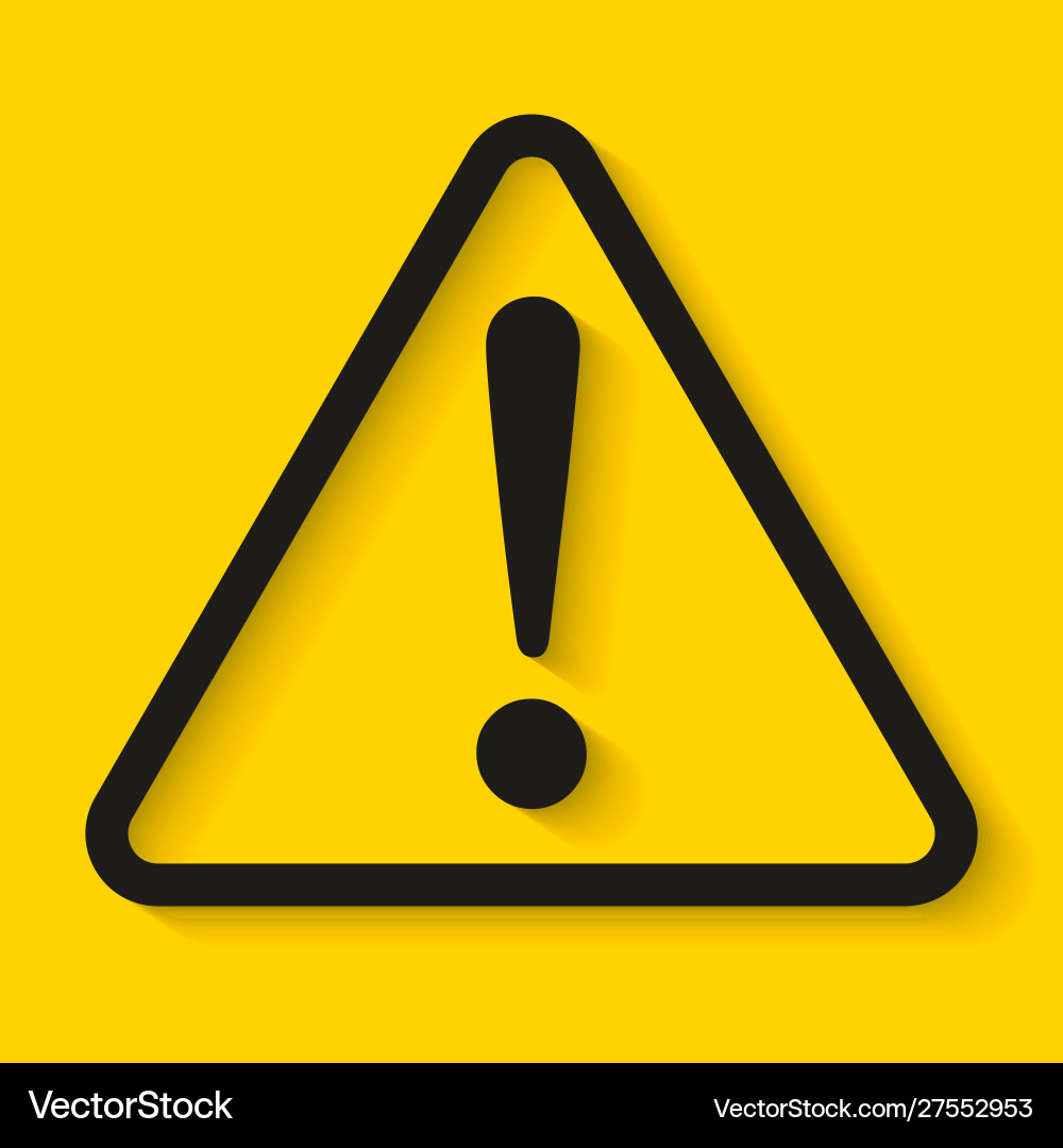 Danger Warning Sign Royalty Free Vector Image - VectorStock