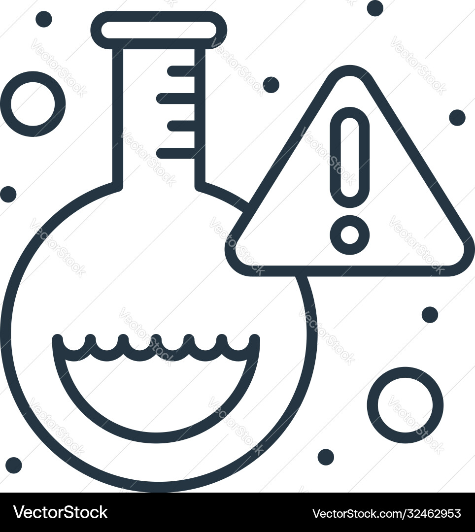 Flask icon editable stroke linear vector image