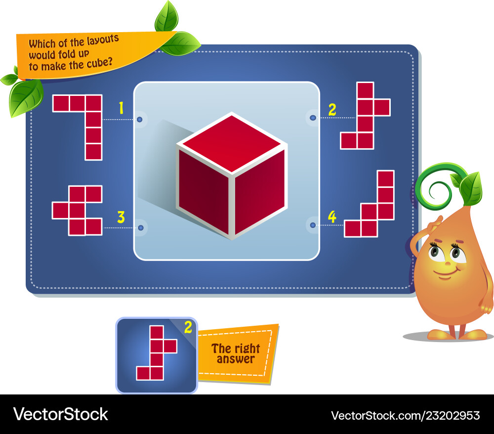 Make the cube Make the cube vector image