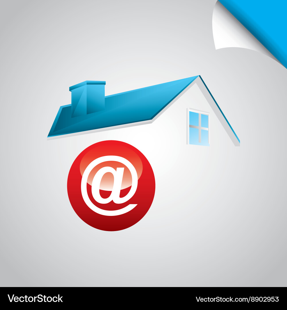 Smart house design Royalty Free Vector Image - VectorStock