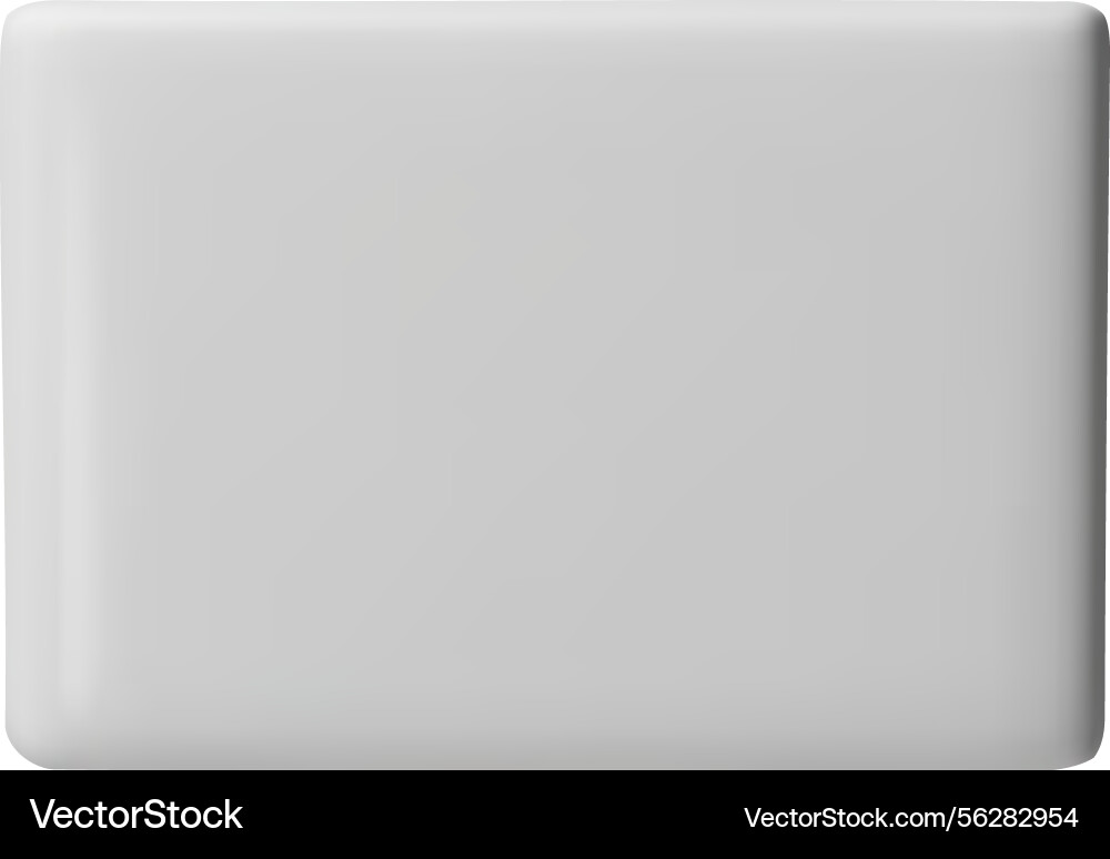 3d of empty user interface 3d of empty user interface vector image