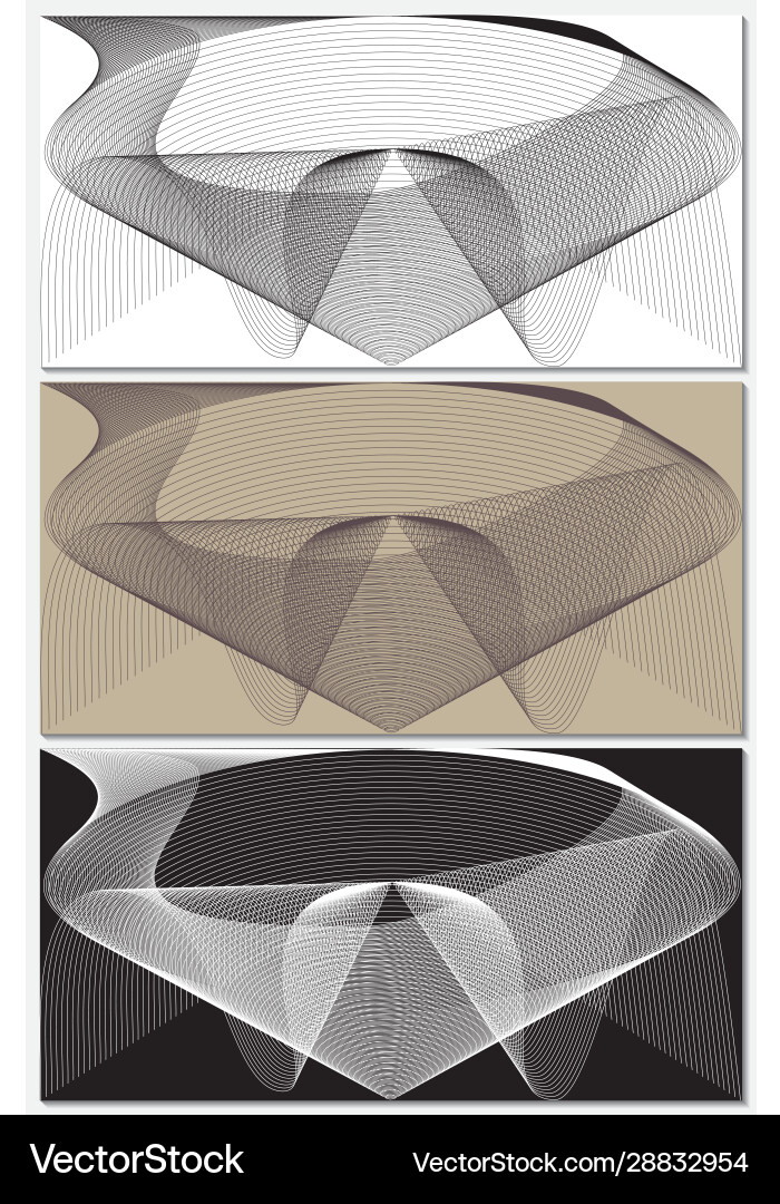 Abstract templates with curved lines Abstract templates with curved lines vector image