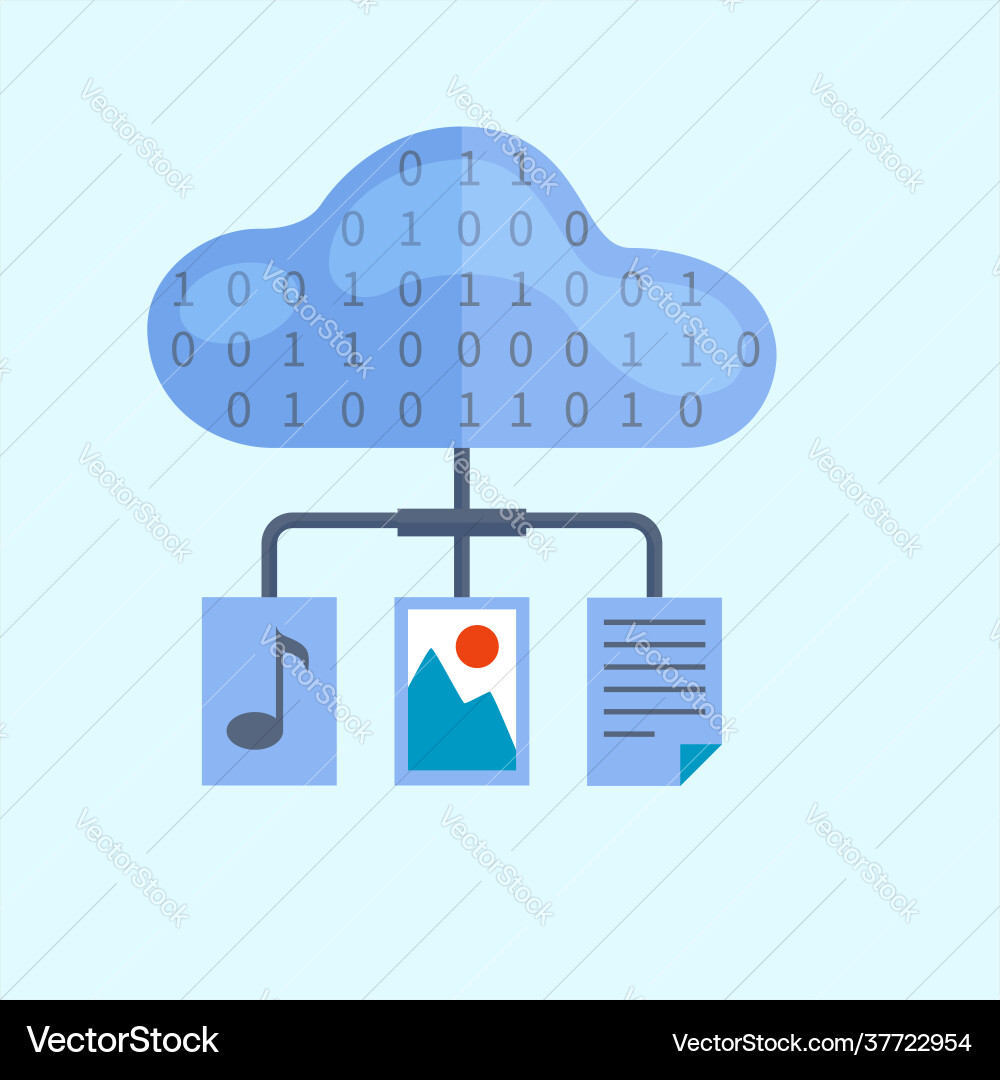 Data processing icon Vector Image