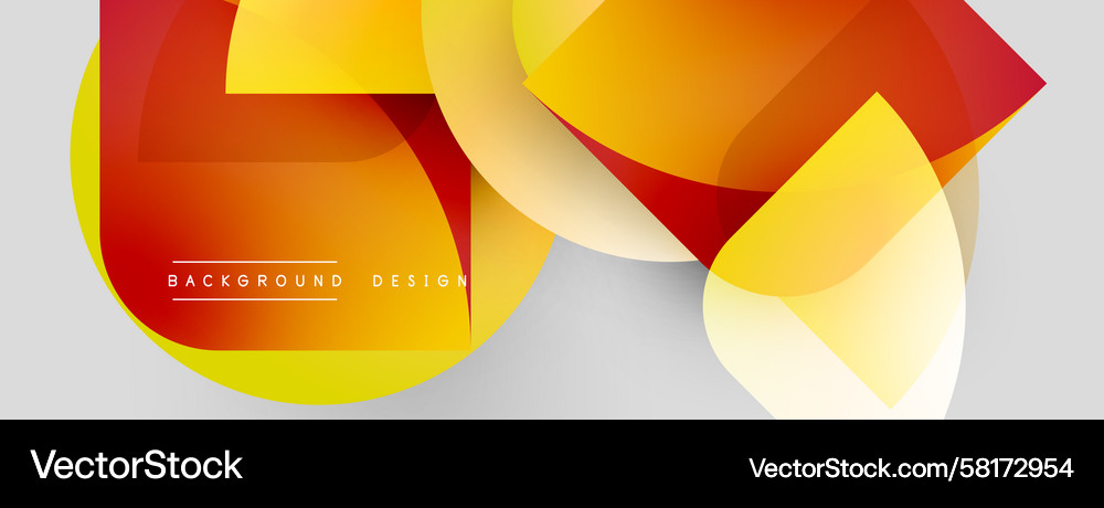 Dynamic Geometric Overlap Vector Image