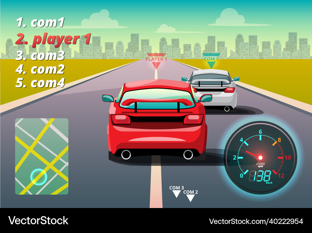 In game competition continue player used high Vector Image