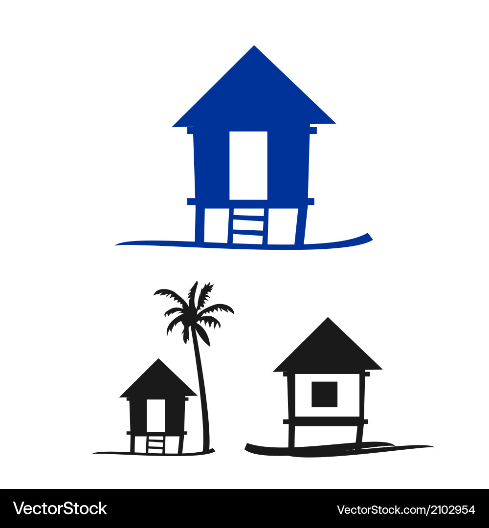 Nipa Hut Collection vector image