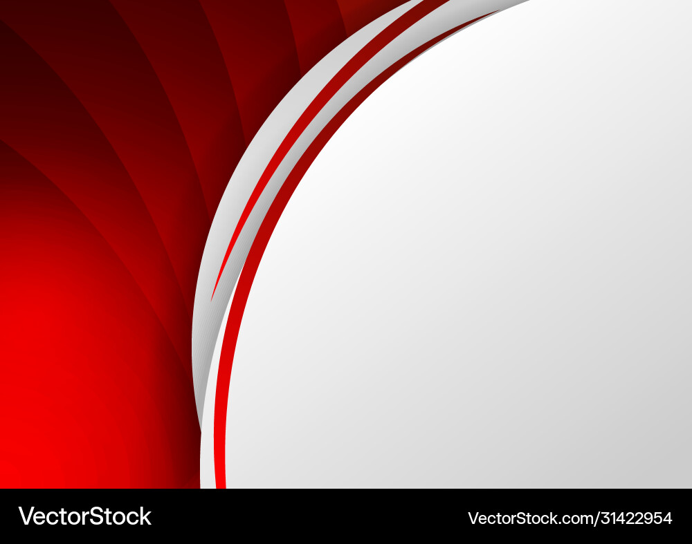Red Curve Abstract Background vector image