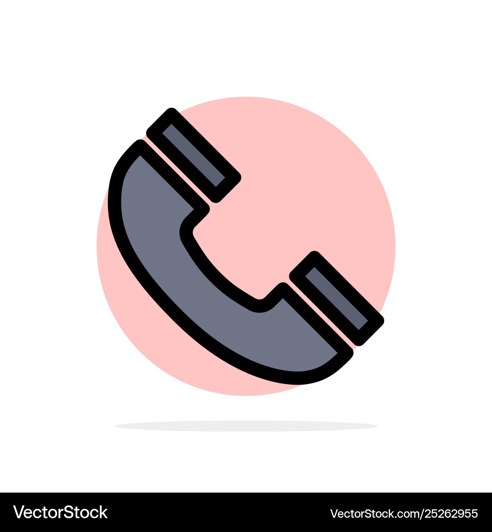 Call interface phone ui abstract circle Call interface phone ui abstract circle vector image