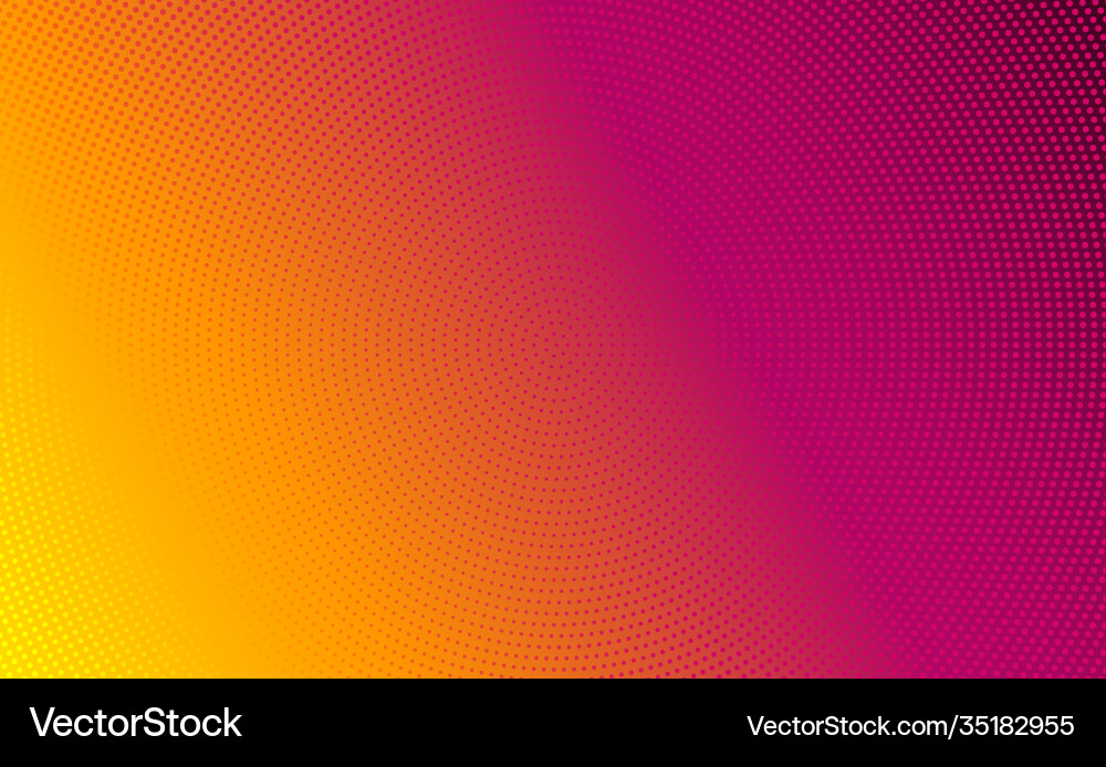 Retro Halftone Gradient Vector Image