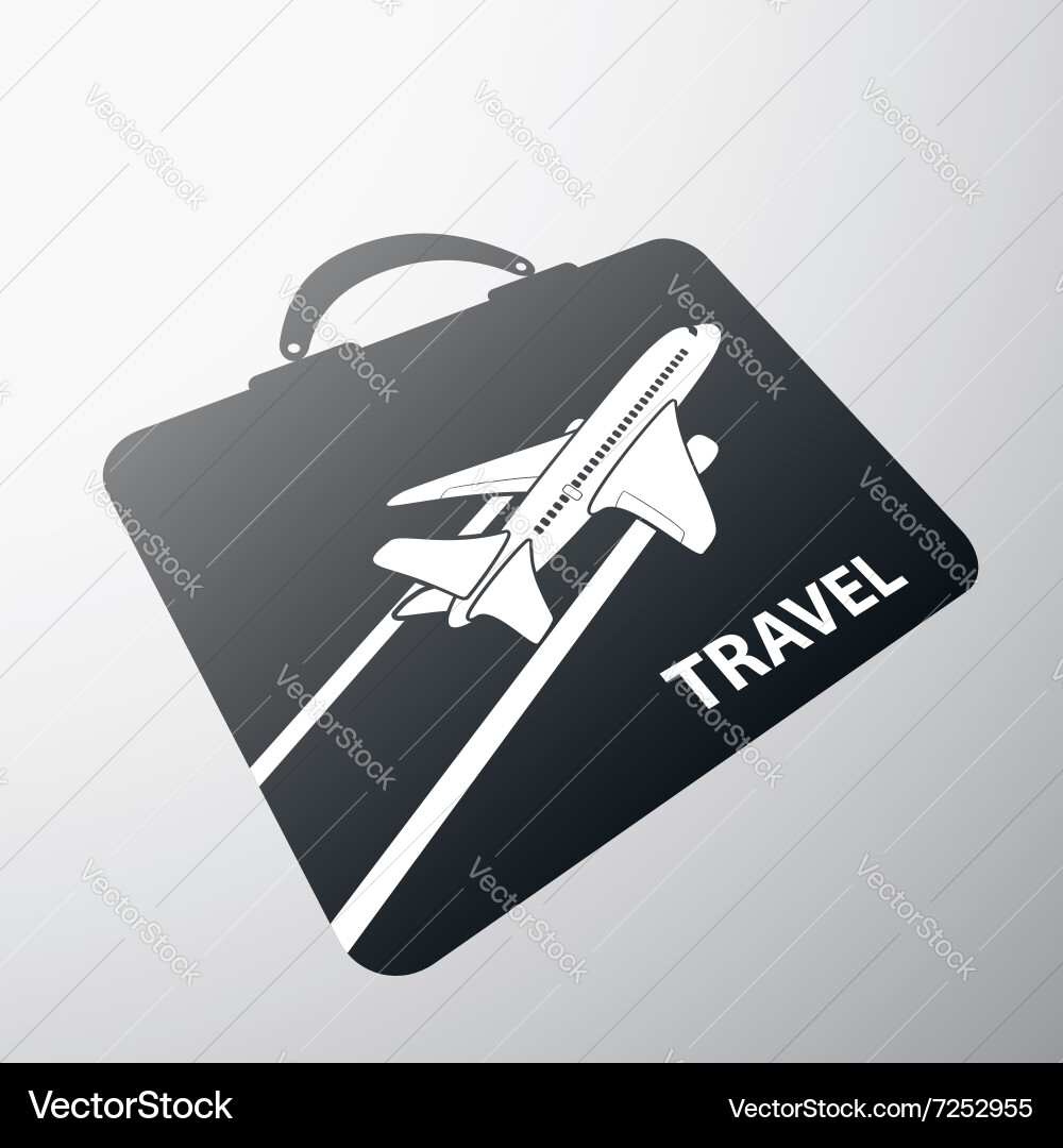 Suitcase stock Royalty Free Vector Image - VectorStock