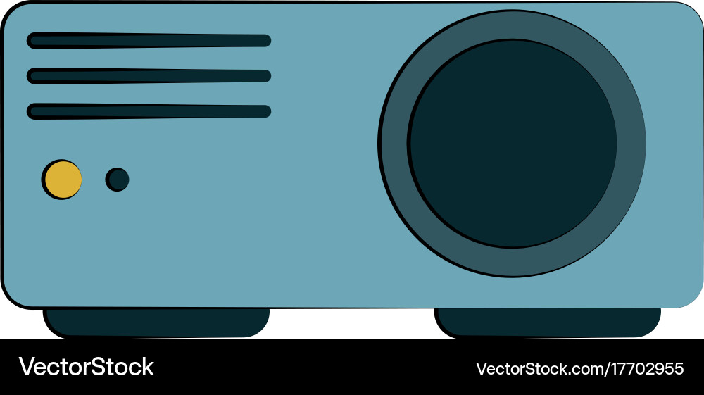 Video projector icon image Vector Image