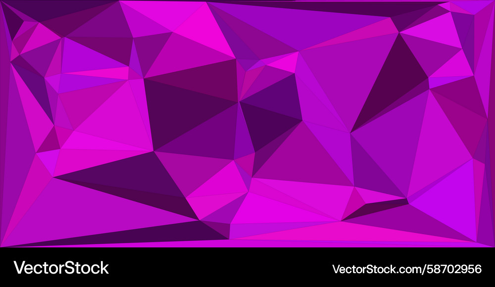 Abstract geometric low poly pattern with vibrant Vector Image