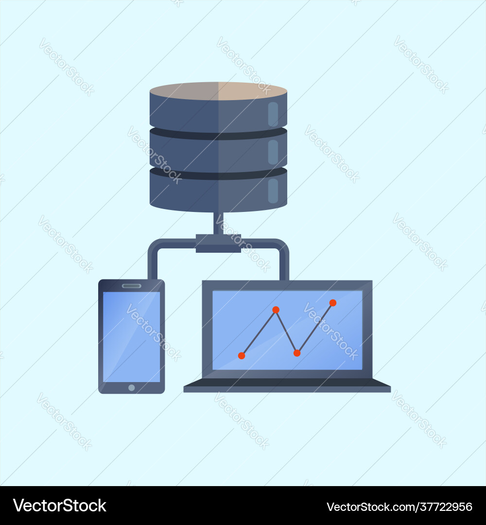 Data processing icon Data processing icon Vector Image