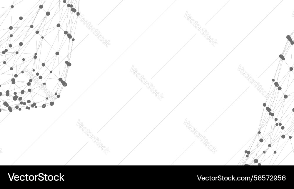 Dots connected by lines abstract wave minimalist Dots connected by lines abstract wave minimalist vector image