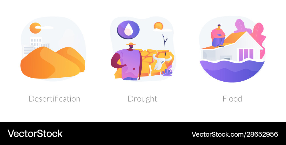 Global warming outcome concept metaphor Global warming outcome concept metaphor vector image