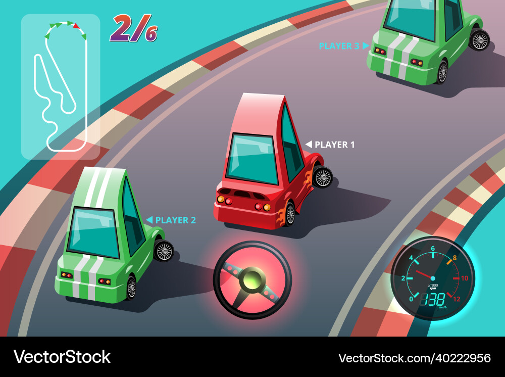 In game competition continue player used high Vector Image