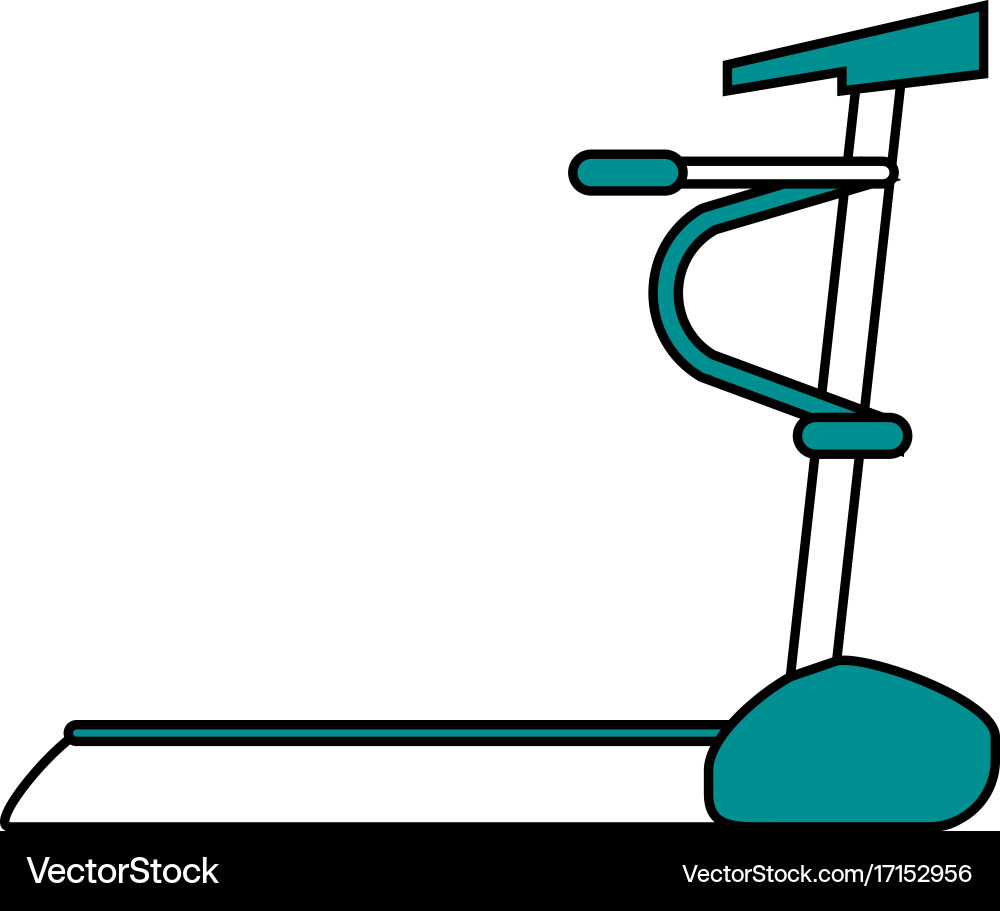 Isolated exercise machine design Vector Image