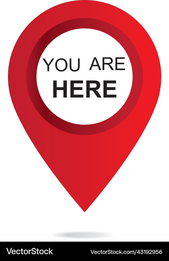 Marker and pointer icon iocation indicator you Marker and pointer icon iocation indicator you vector image