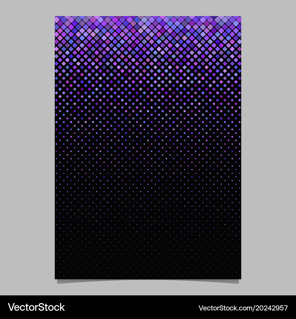 Abstract diagonal square pattern background vector image